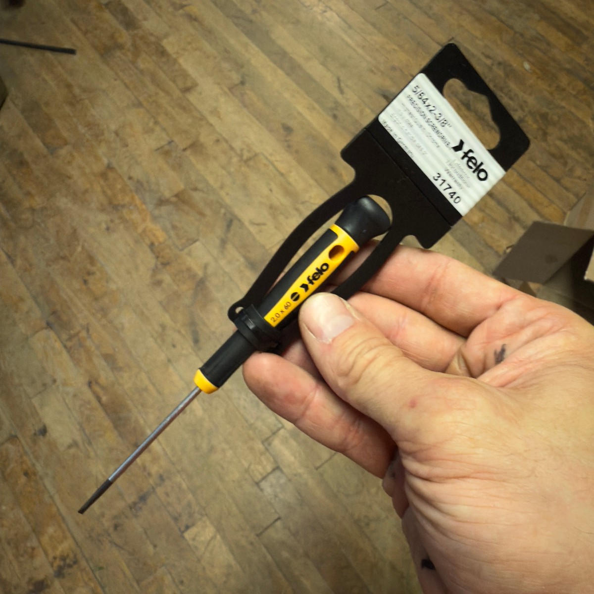 Felo Precision Slotted Screwdriver 564 x 2 38 (31740)