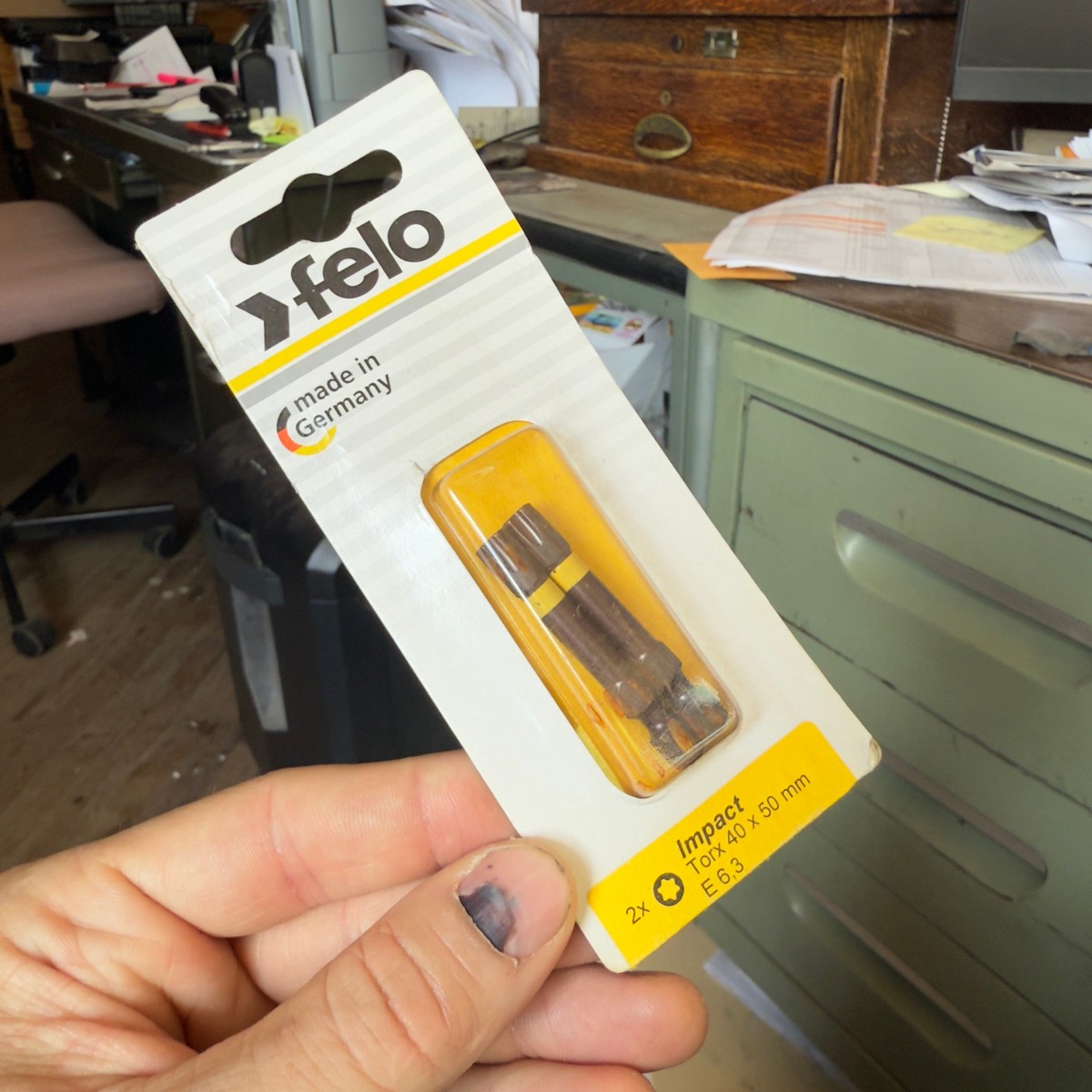 Felo Torx T40 x 2 Impact Bits - 2pc (63455)