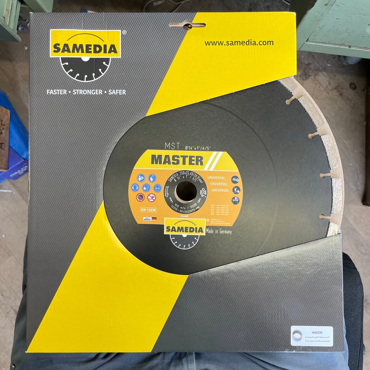 Samedia Master Diamond Blade 14 x 118 x 1 (510372)
