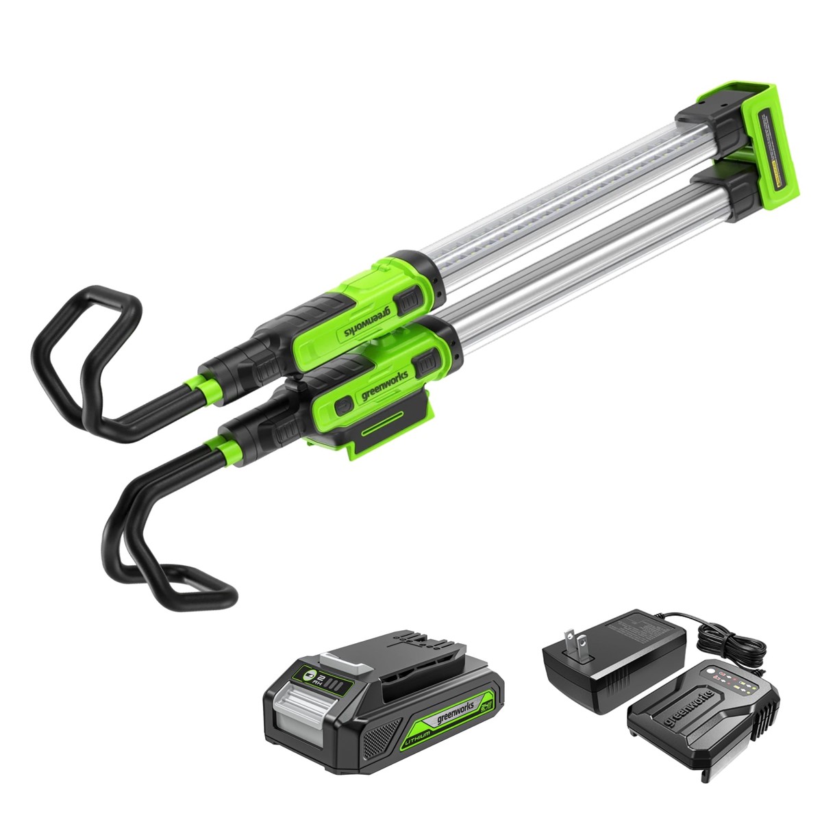 24V Cordless Battery Under Hood Work Light w 20Ah Battery Charger