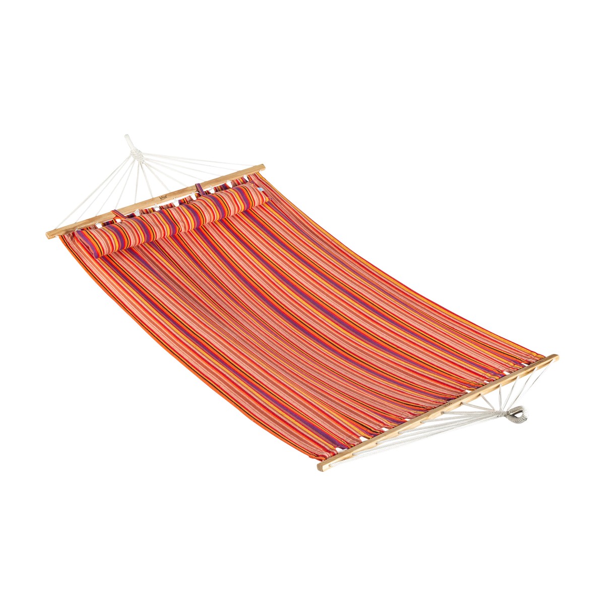 Bliss Hammocks BH-404F Caribbean Hammock W Pillow Hanging Hardware 48-in Wide 265 Lb Capacity (Toasted Almond)