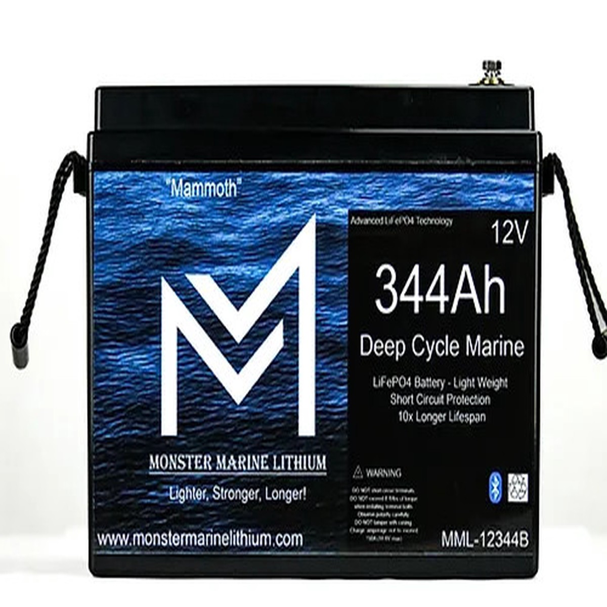 12v 344Ah Lithium Deep cycle MML-12344B Bluetooth