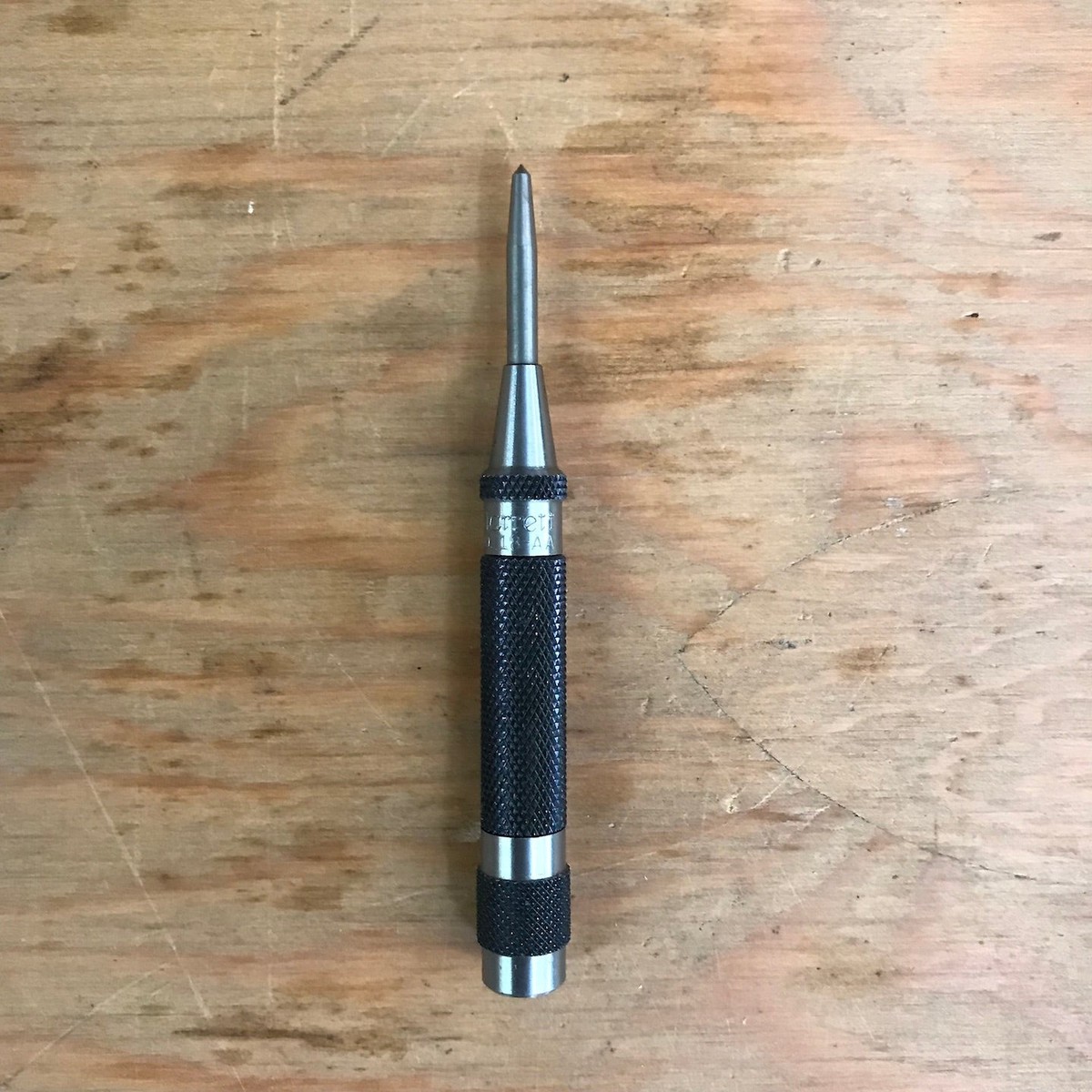 Starrett 4 Long 916 Diameter Automatic Center Punch (18AA)