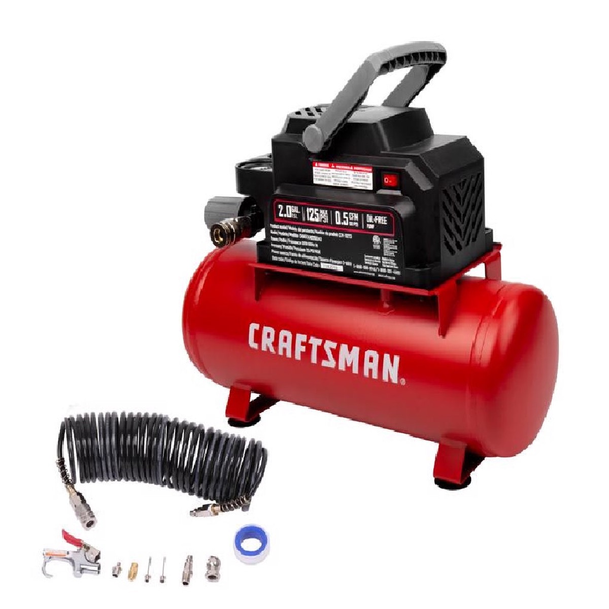 Craftsman CMXECXA0200243A Horizontal Portable Air Compressor