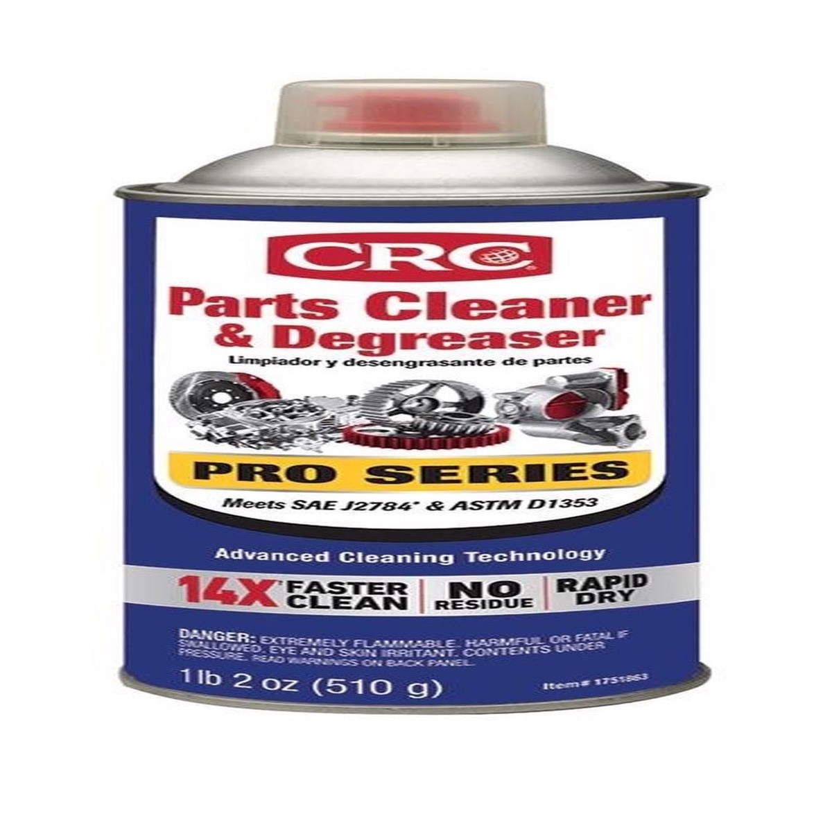 CRC 1751863 Pro Series Parts Cleaner Degreaser 18 Oz