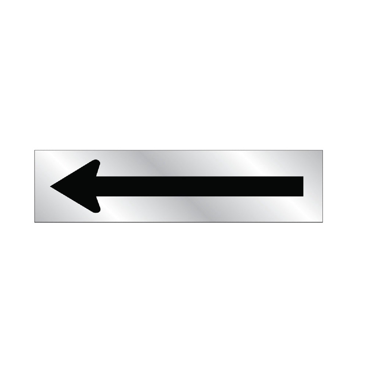 HY-KO 486 Self-Adhesive Safety Arrow Sign 2 Inch X 8 Inch Vinyl