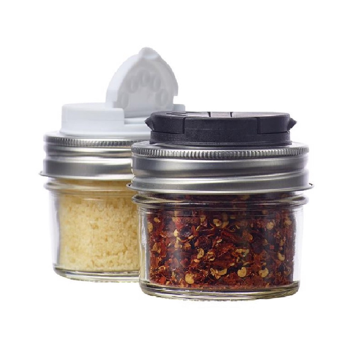Jarware 82647 Spice Lid BlackWhite