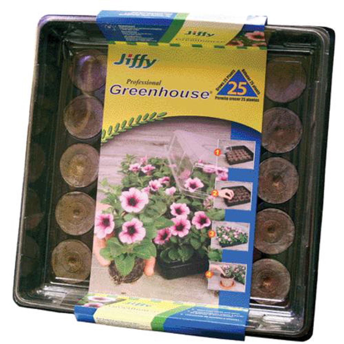 Jiffy 5032 All-In-One Greenhouse Kit 16Pack