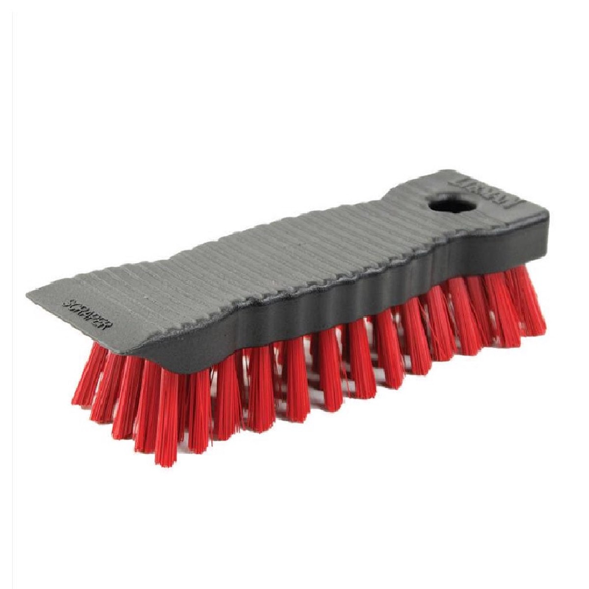 Libman 510 Hard Hand-Held Scrub Brush BlackRed