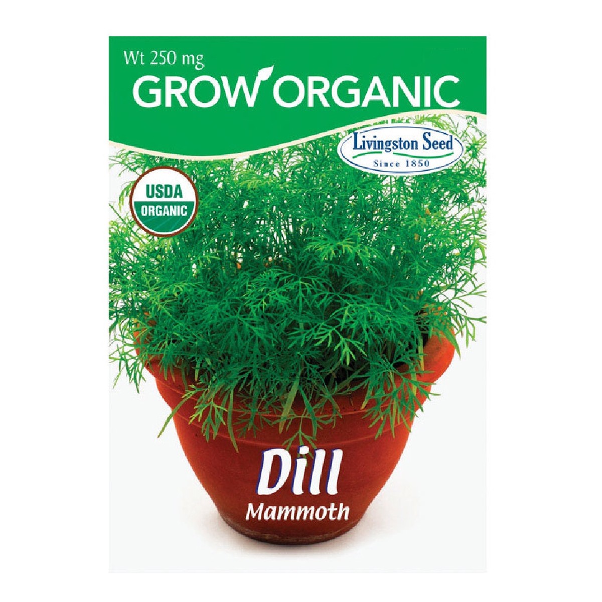 Livingston Seed Y7075 Dill Mammoth Plantation Products Herb 250mg