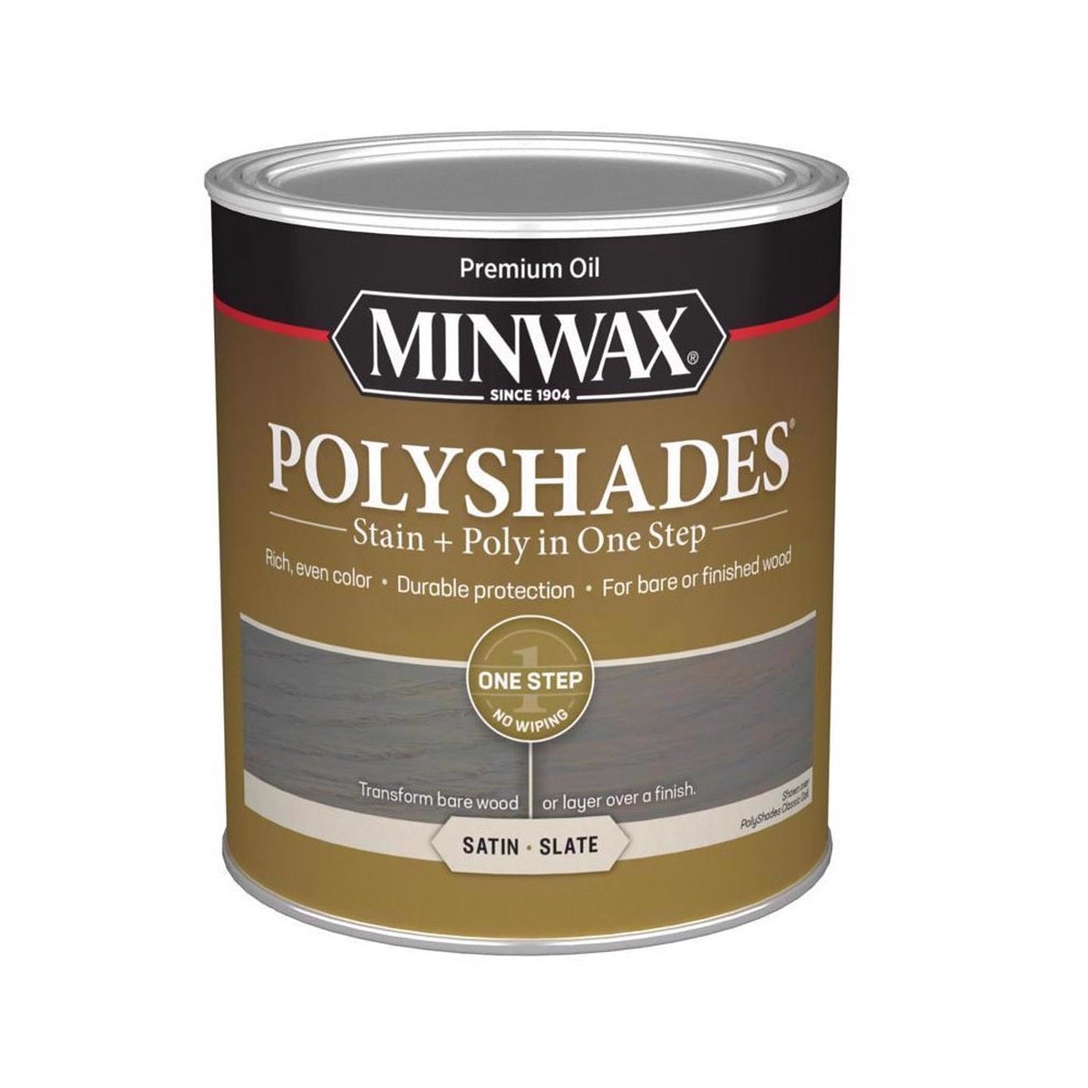 Minwax 613984444 Polyshades Stain and Polyurethane Finish 1 Quart