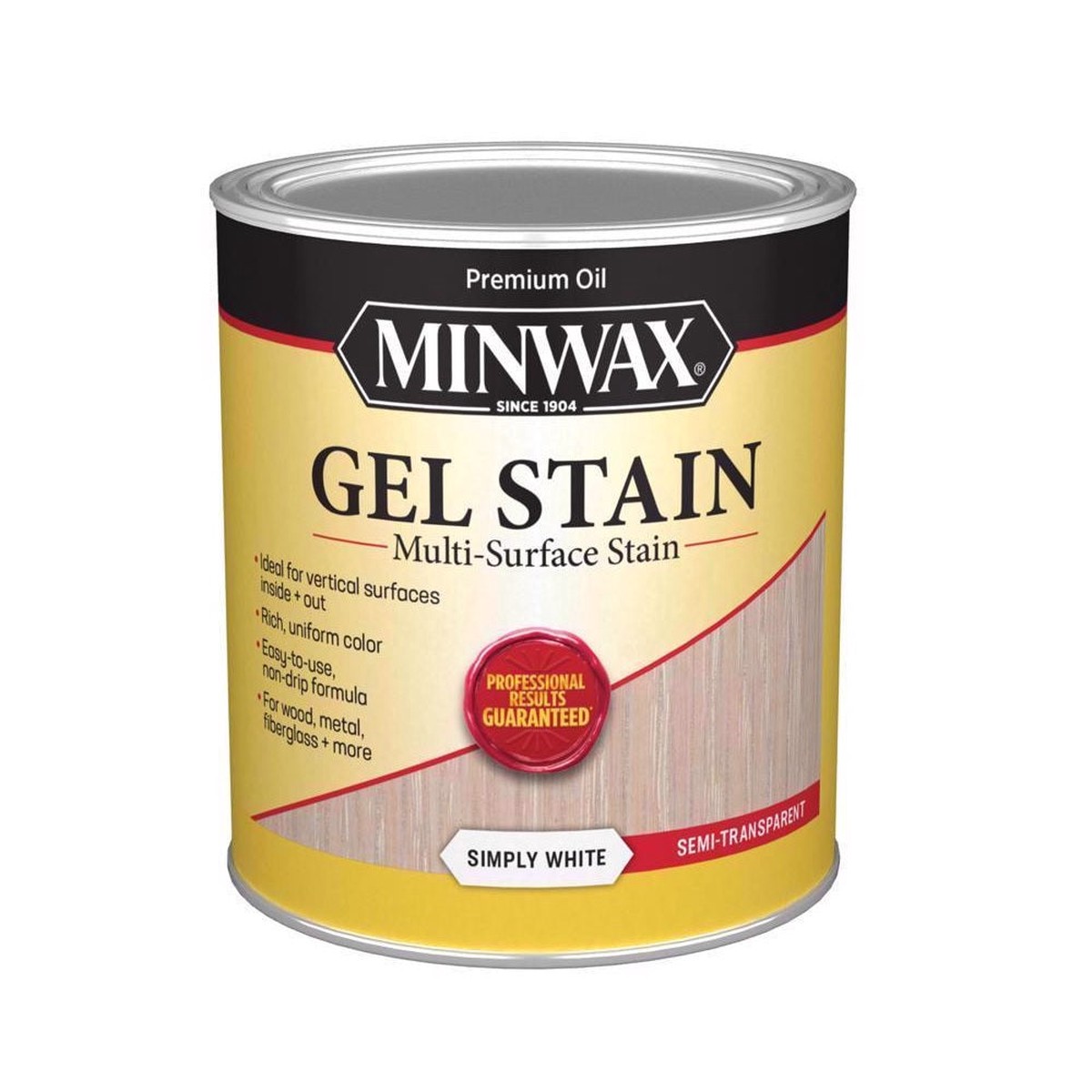 Minwax 616110444 Semi-Transparent Gel Stain 1 Quart