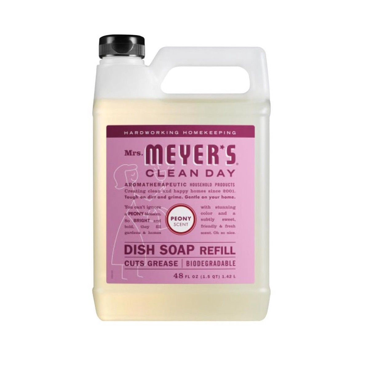 Mrs Meyers 316568 Clean Day Dish Soap Refill 48 Oz