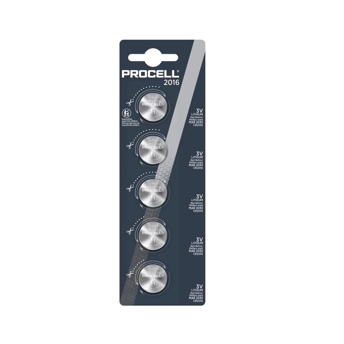 Procell PC2016 Lithium Coin Battery 3 Volt