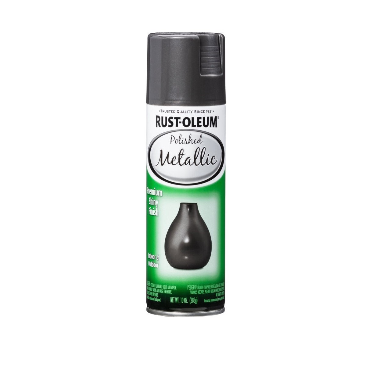 Rust-Oleum 365139 Specialty Polished Metallic Paint Gunmetal Gray 10 Oz