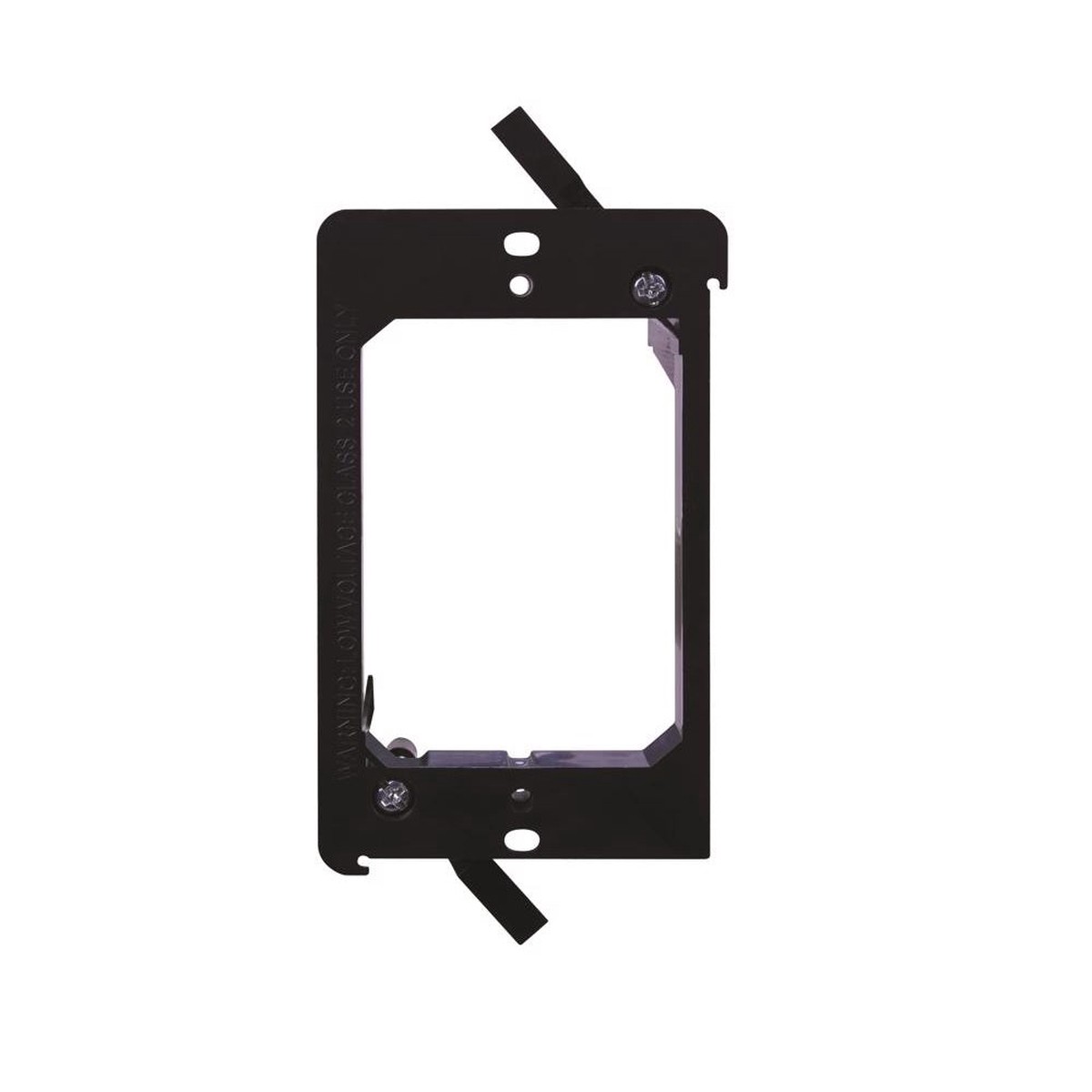 Vanco MB1-AC Old Work Rectangle Low Voltage Mounting Bracket Black